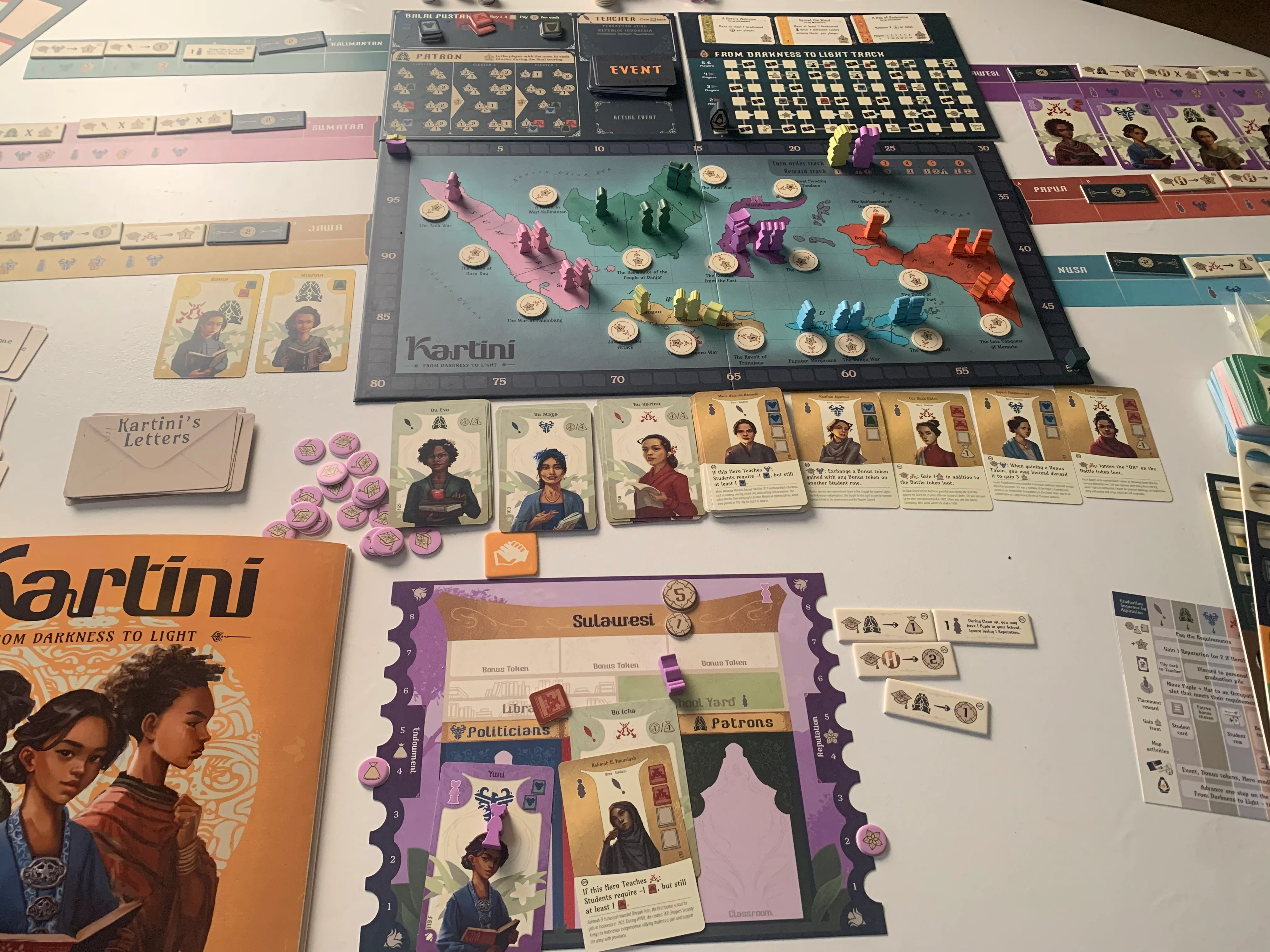 Kartini - From Darkness to Light Board Game (RETAIL) - Image 3