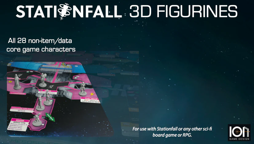 Stationfall 3D Mini Character Figurines (RETAIL)