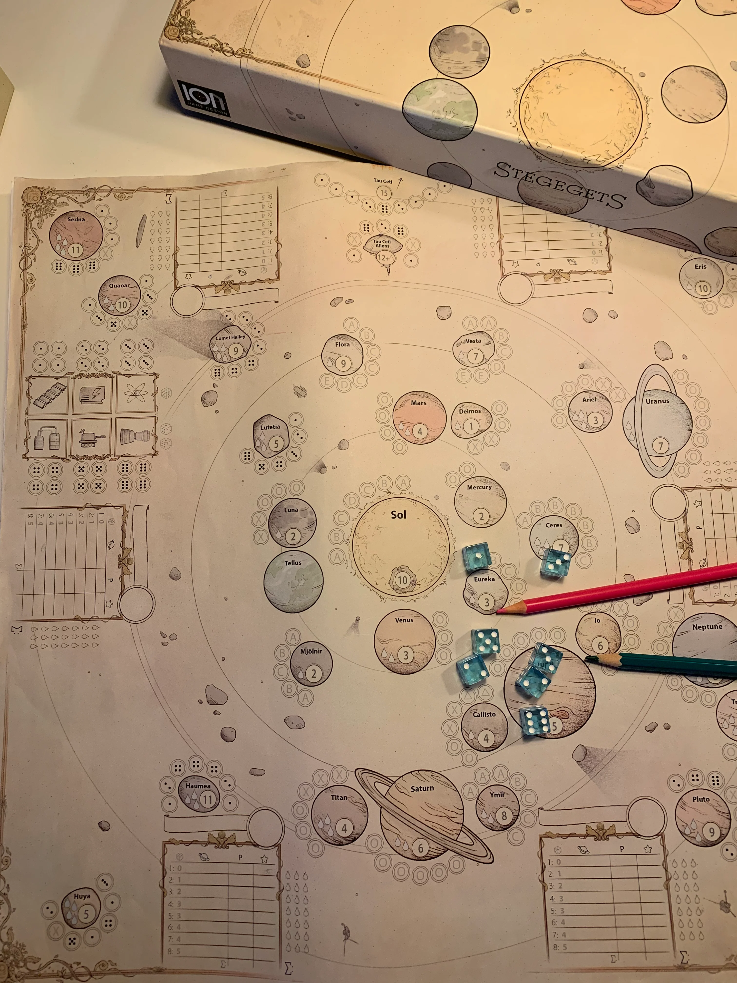 StegegetS Solar System Board Game powered by World Book (RETAIL) - Image 3